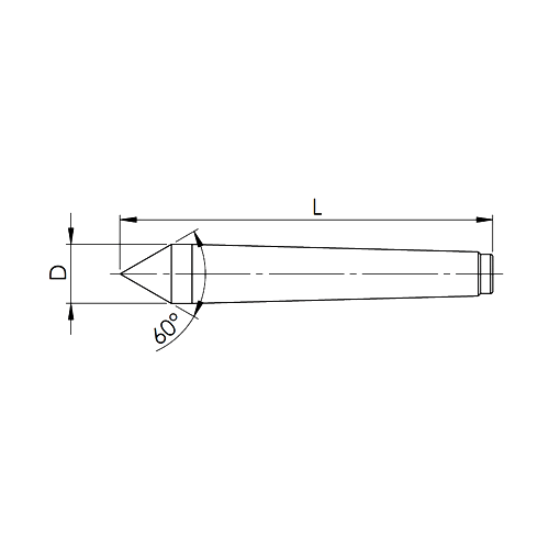 Präzisions-Zentrierspitze DIN 806 WS Serie 500