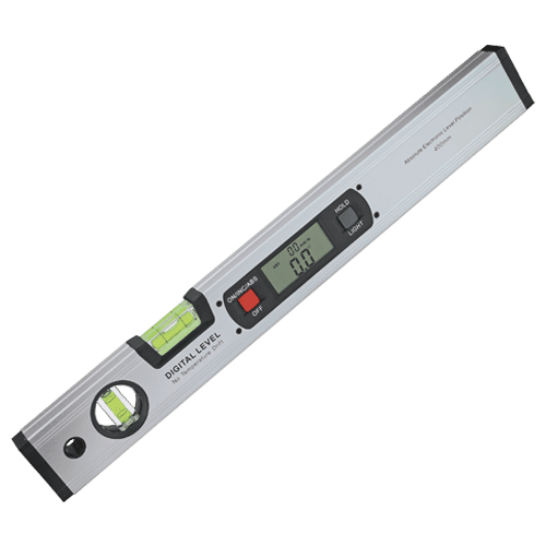 Digital light-metal spirit level with back light, type 317