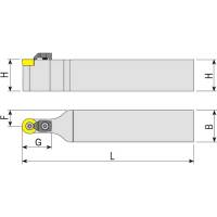 Vorschau: Drehhalter SRDCN, Wendeplattenhalter Vorschau: Drehhalter SRDCN, Wendeplattenhalter