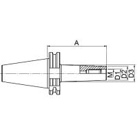 Preview: Milling arbors for screw-in cutters DIN 69871 Preview: Milling arbors for screw-in cutters DIN 69871