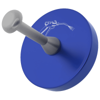 Vorschau: Halterung Ausblaspistole mit gummierter Unterseite Vorschau: Halterung Ausblaspistole mit gummierter Unterseite