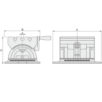 Vorschau: Spanntische, schwenkbar ± 45 Grad, mit Drehplatte Vorschau: Spanntische, schwenkbar ± 45 Grad, mit Drehplatte