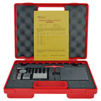 Vorschau: Prüfsatz für Messschrauben mit Endmaß-Halter Vorschau: Prüfsatz für Messschrauben mit Endmaß-Halter