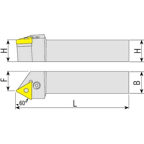 Wendeplattenhalter PTTNR/L, Drehhalter