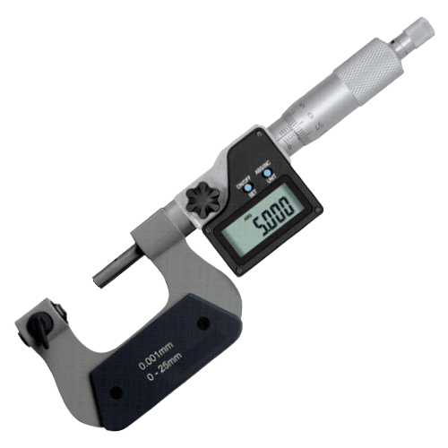 Digital thread micrometer with moveable anvil M603