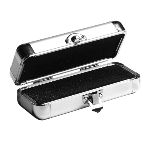 Aluminium case for edge finder