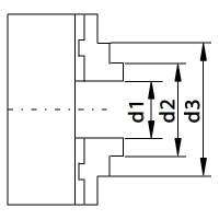 Vorschau: 3-Ba. Sonderfutter/Drehfutter mit extragroßer Bohrung Vorschau: 3-Ba. Sonderfutter/Drehfutter mit extragroßer Bohrung
