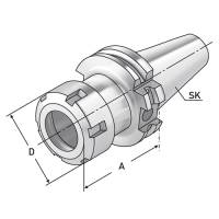 Preview: ER-Collet chuck with face contact ISO 7388-1 AD/AF Preview: ER-Collet chuck with face contact ISO 7388-1 AD/AF