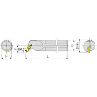 Vorschau: Bohrstangen-Wendeplattenhalter SVQCR/L, Drehhalter Vorschau: Bohrstangen-Wendeplattenhalter SVQCR/L, Drehhalter