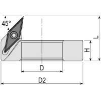 Vorschau: Fasring für Wendeplattenbohrer Vorschau: Fasring für Wendeplattenbohrer