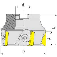 Preview: Shoulder Milling Cutter 90°, for TPKR / TPKN inserts Preview: Shoulder Milling Cutter 90°, for TPKR / TPKN inserts
