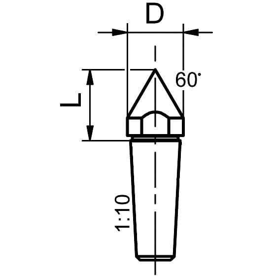 interchangeable 60° pointed front sight for series 900