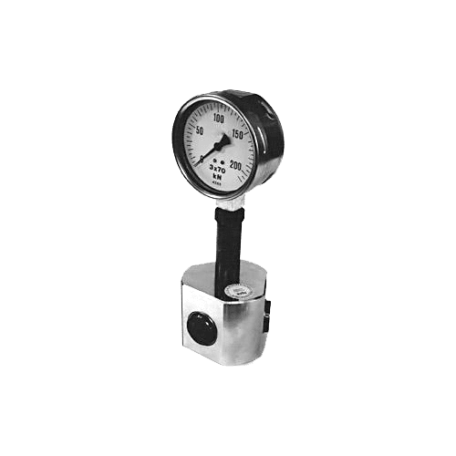 Clamping force meter for three-jaw chucks