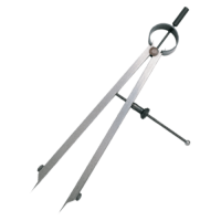 Federzirkel mit auswechselbaren Spitzen Federzirkel mit auswechselbaren Spitzen