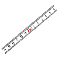 Vorschau: Skalenbandmaß mit mm-Duplexteilung Vorschau: Skalenbandmaß mit mm-Duplexteilung
