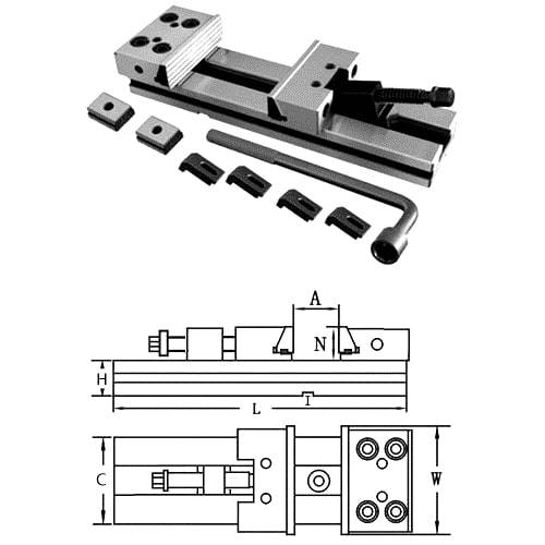 Modular Präzisionsschraubstock CNC, Typ SVC