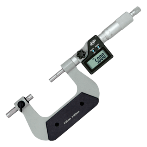 Digital outside micrometer with moveable anvil, M119