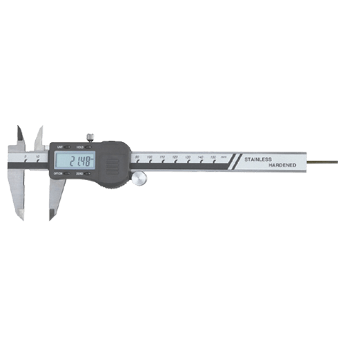 Precision pocket caliper digital, with glass rail, type 6001