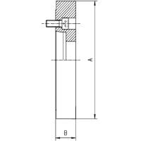 Vorschau: Flansch für Backenfutter DIN 55026, futterseitig plan Vorschau: Flansch für Backenfutter DIN 55026, futterseitig plan