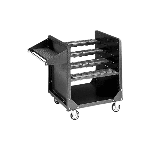 Tool trolley for tool rack inserts