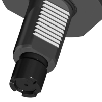 Vorschau: Angetriebenes Werkzeug für Okuma, abgewinkelt, L Vorschau: Angetriebenes Werkzeug für Okuma, abgewinkelt, L