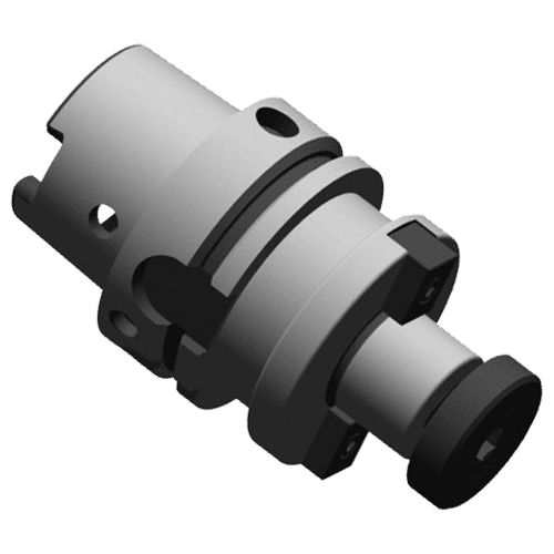 Shell mill holder HSK-A DIN 69893 with enlarged contact face