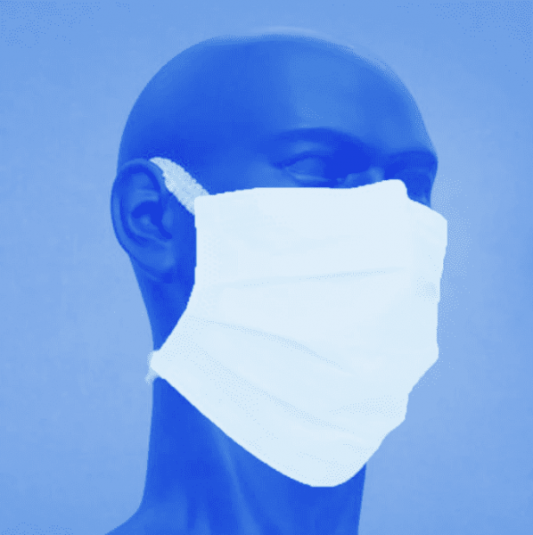 Medizinische Gesichtsmaske Typ IIR, 3-lagig