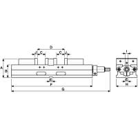 Preview: Double clamp - precision vice type HDL Preview: Double clamp - precision vice type HDL