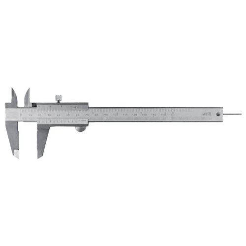 Precision vernier caliper with round depth gauge 2 mm, type CSE