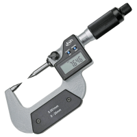 Preview: Digital outside micrometer with carbide points 30°, type 675 Preview: Digital outside micrometer with carbide points 30°, type 675
