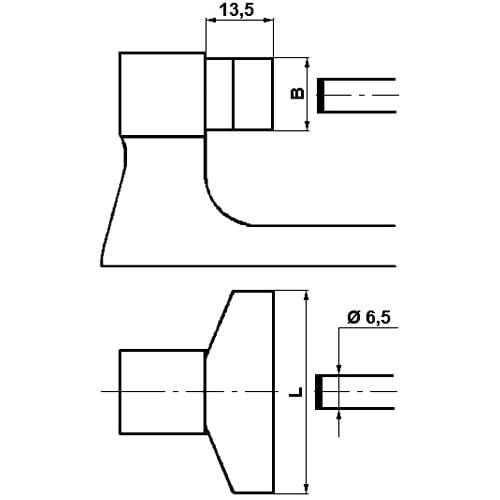 Digitale Bügelmessschraube mit großem Amboss Typ 684