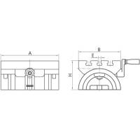 Preview: Swivel angle plate ± 45°, type VP Preview: Swivel angle plate ± 45°, type VP