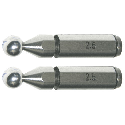 Kugelmesseinsatz zur Zahnradmessung, Aufnahme Ø 5 mm, M123