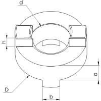 Preview: Clutch drive ring DIN 6366 for combi shell end mill holders Preview: Clutch drive ring DIN 6366 for combi shell end mill holders