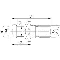 Preview: Pull studs DIN 69872 Preview: Pull studs DIN 69872