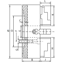 Vorschau: ZENTRA Planscheibe mit zylindrischer Aufnahme Vorschau: ZENTRA Planscheibe mit zylindrischer Aufnahme