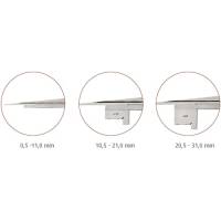 Preview: Digital taper slot gauge - Caliper type 12087 Preview: Digital taper slot gauge - Caliper type 12087