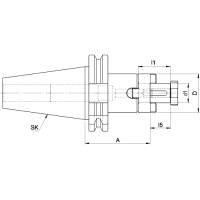 Vorschau: Kombi-Aufsteckdorn DIN 69871 Vorschau: Kombi-Aufsteckdorn DIN 69871