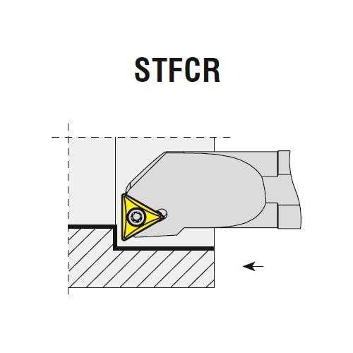 Bohrstangen-Wendeplattenhalter STFCR/L, Drehhalter