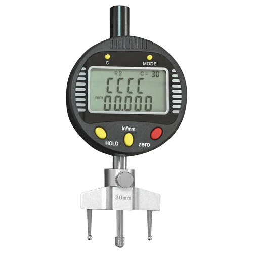 Digital radius indicator with 5 measuring bases, type 6088