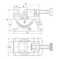 Vorschau: Sinus Schraubstock mit Gewindespindel, 2 Ebenen, TMV-SB2 Vorschau: Sinus Schraubstock mit Gewindespindel, 2 Ebenen, TMV-SB2