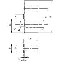 Preview: TOS Soft top jaws unstepped, type NM Preview: TOS Soft top jaws unstepped, type NM