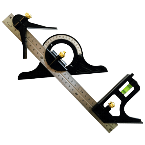 Kombinationswinkel 300mm Aus Edelstahl - Dein Alleskönner Für Perfekte 90° Und 45° Winkel