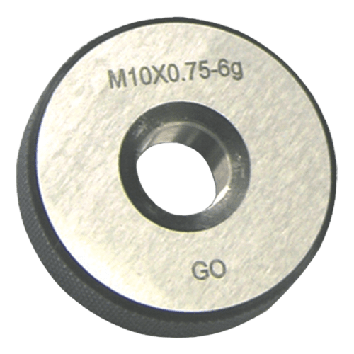 Fine thread ring gauge DIN 13 &quot;GO&quot; right, M2 - M62