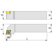 Preview: External Turning tool SCACR/L, insert holder Preview: External Turning tool SCACR/L, insert holder