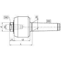 Vorschau: Mitlaufende Präzisions-Drehbankspitze Serie 900 Vorschau: Mitlaufende Präzisions-Drehbankspitze Serie 900