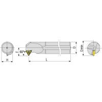 Vorschau: Bohrstangen-Wendeplattenhalter SD-CR/L, Drehhalter Vorschau: Bohrstangen-Wendeplattenhalter SD-CR/L, Drehhalter