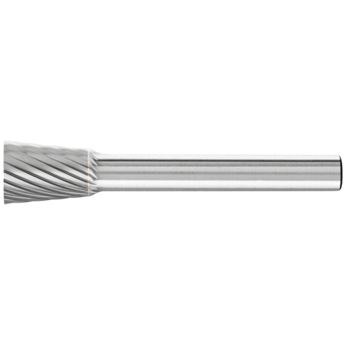 PFERD HM-Frässtift 6 mm, Stumpfkegelform WKN ohne Stirnverzahnung