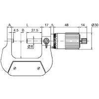 Vorschau: Bügelmessschraube analog M107 Vorschau: Bügelmessschraube analog M107