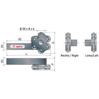 Preview: Knurling device with 3 pairs of knurls, type 300 Preview: Knurling device with 3 pairs of knurls, type 300